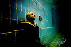 Underwater "underground" finswimmer by Nicholas Samaras 
